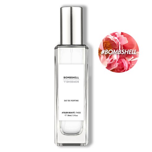 떼시스 밤쉘 부드러운 미니어처 달달한 과일향 플로럴 오드퍼퓸, 밤쉘 30ml, 1개, 30ml