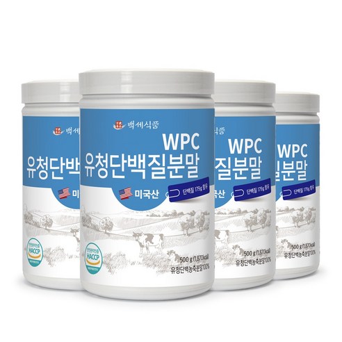 WPC 유청단백질 분말 500g 통 미국산100% HACCP 인증제품 500g, 1개 이미지 4