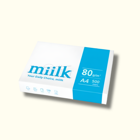 miilk 복사용지, A4, 500개