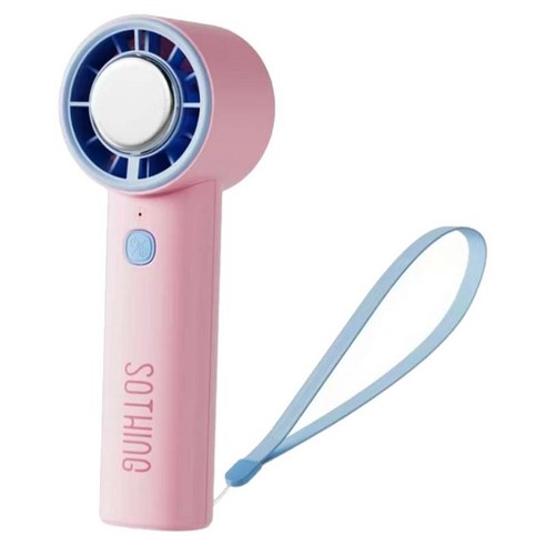 소싱 아이스 09 쿨링 휴대용 손선풍기 3000mAh, 핑크, DSHJ-S-2509A