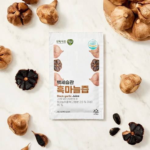 삼육식품 백세습관 흑마늘즙 70ml, 60개 맛있게 먹은 솔직 후기 - 상품 이미지 2