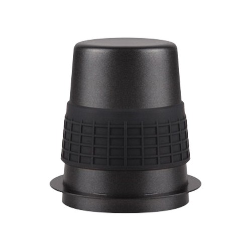 포터필터 라인 도징컵 51 53 58 사이즈 도징툴 탬퍼 분쇄컵, 1개, 블랙 58mm