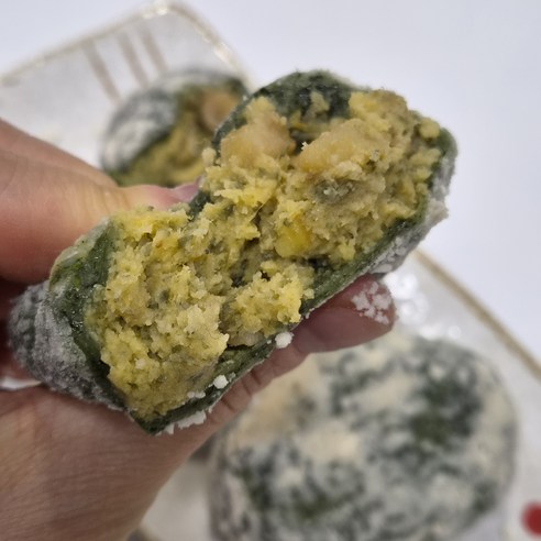 부산 떡집 고호밤앙금 쑥 찹쌀떡 달지않은 식사대용 영양 간식 개별포장 떡 70g 10개