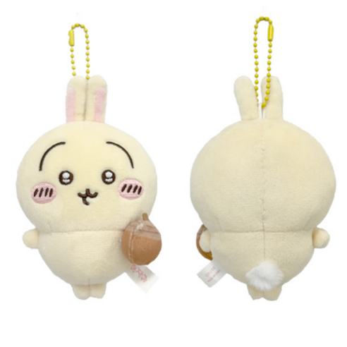 먼작귀 스트레스볼 키링 인형 가방고리, 1개, 토끼_옐로우, 12cm
