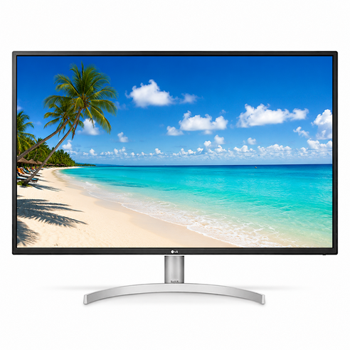 중고 B급 LG전자 32QK500C QHD 16:9 광시야각 모니터 플리커프리 32인치 게임모드 HDMI DP 지원