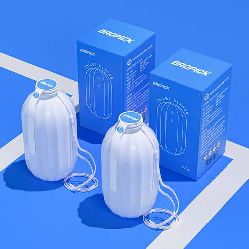 브로픽 대용량 고정형 변기 세정제, 320g, 4개