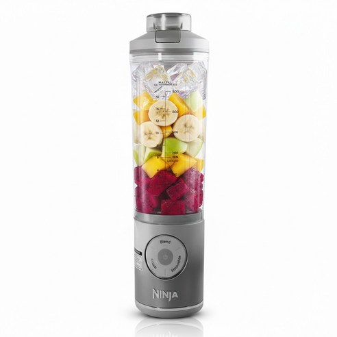 닌자 블라스트 맥스 휴대용 무선 블렌더(BC251KR) (다크그레이) 트위스트 앤 고 퍼스널 스무디 아이스 크러쉬