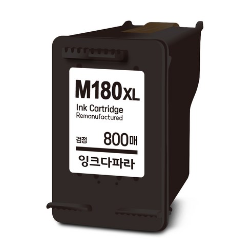 잉크다파라 삼성 호환잉크 INK-M180 C180 XL, 1개, 검정/특대용량 1개, 검정/특대용량