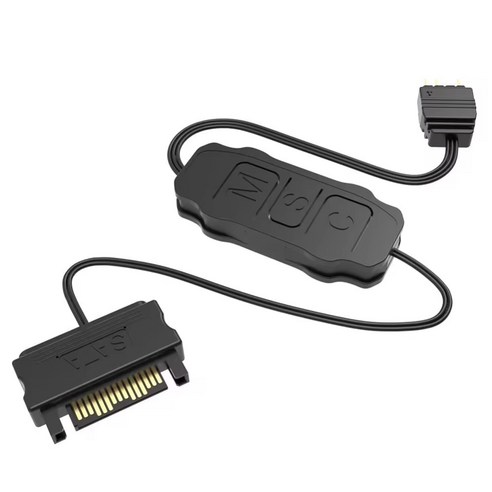 VGA-5V 3핀 ARGB 컨트롤로 케이블 LED 밝기조절 변환 조절기 RGB컨트롤러, VG008. 5V 3핀 ARGB 컨트롤러