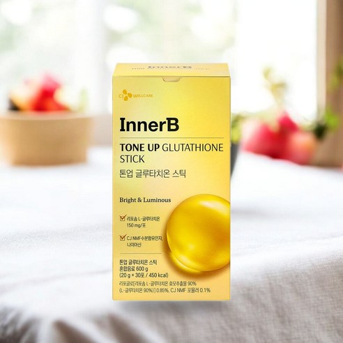 innerb glutathione 이너비 톤업 글루타치온 스틱 20g x 30ct Tone Up Stick, 20g, 30개 - 비타민/건강식품 natural tone up sunscreen Size:90 capsules Exclusive Microneedling with GHK-Cu