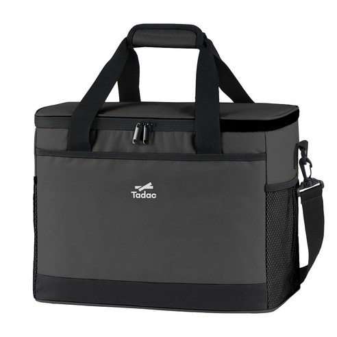 타닥 에센셜 소프트 쿨러백 아이스 보냉백 캠핑가방 보온 보냉가방, 그레이, 30L
