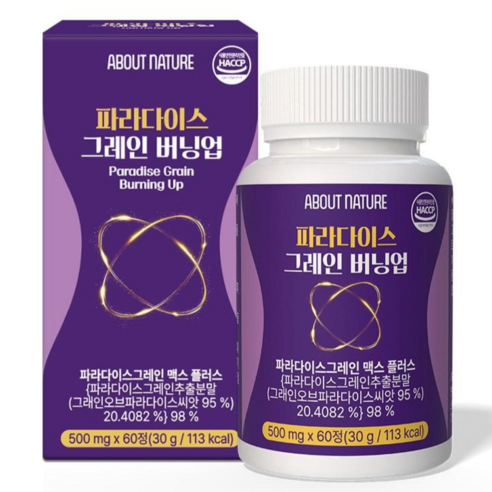 어바웃네이처 파라다이스 그레인 버닝업, 1개, 60정