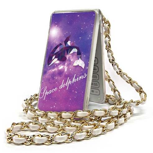 유니크한 디자인 폴더폰 목걸이줄 스트랩 디자인 핸드폰 케이스/갤럭시폴더2 케이스 G610