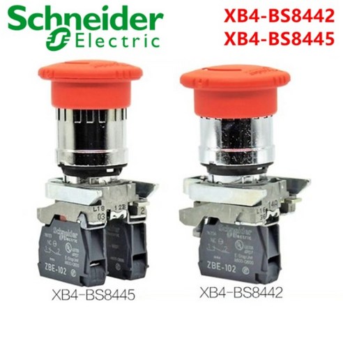 XB4-BS8442 XB4-BS8445 정지 스위치 ZBE-101 ZBE-102 높이 22mm 44mm - 플러그/어댑터 | 쿠팡