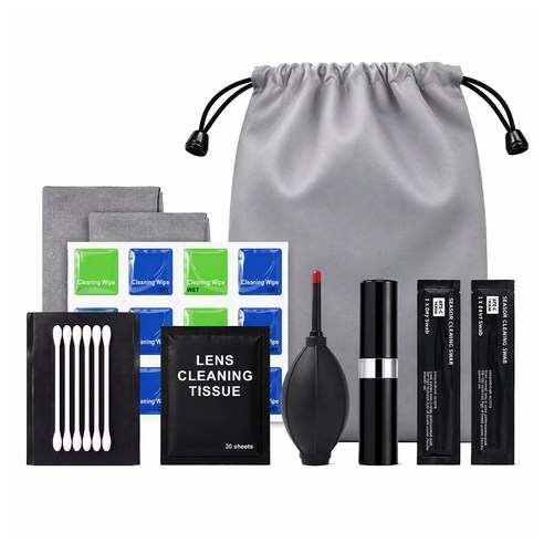 CHILL LIGHT 카메라렌즈청소키트 9in1 풀세트 전문가용 CMOS 센싱크리닝 소니니캐논 DSLR 미러리스, 1개, 9종 세트