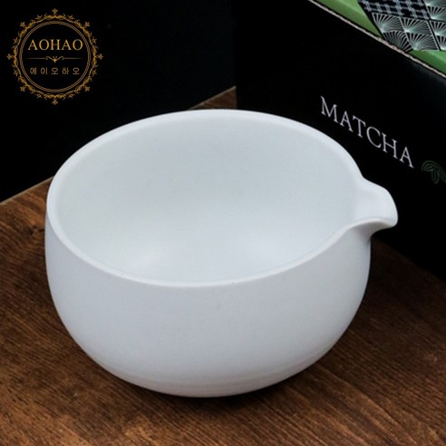 AOHAO 말차 도구 1/4/7 PCS 세트 MATCH WHISK 차선 차선립 다완, 6세트, 밝은 화이트*다완*1PCS