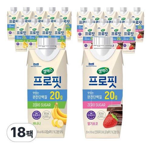 셀렉스 프로핏 음료 바나나 + 딸기초코