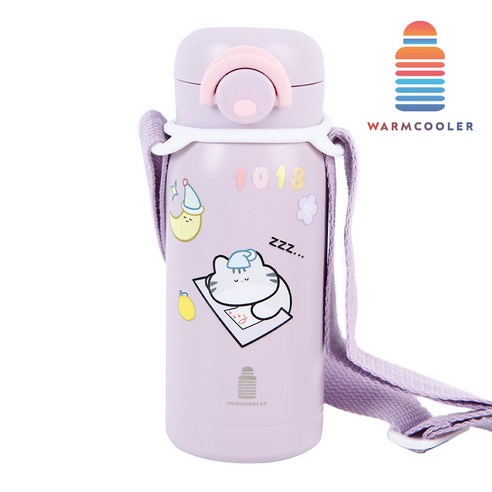 웜쿨러 원터치 보온 보냉 텀블러(스티커+스트랩세트) 솔직 후기 | 실사용자 리뷰 분석 썸네일