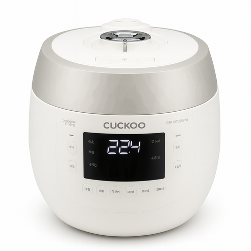 쿠쿠 블랙스톤 10인용전기밥솥, 그레이스 화이트(White), (10인)CRP-R1095FGW