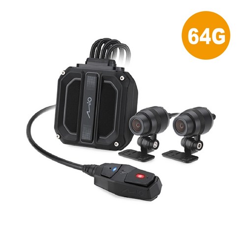 Mio M820 Pro 機車行車紀錄器 2K HDR GPS 支援64G記憶卡 WIFI, M820Pro+GPS+測速 (64G ...
