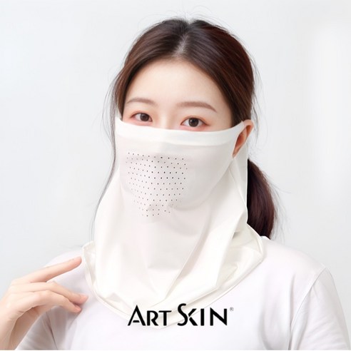 아트스킨 자외선차단 얼굴가리개 골프 쿨 안면마스크 이미지 2