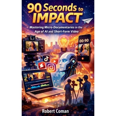 (영문도서)90 Seconds to Impact: Mastering Micro-Documentaries in the Age of AI and Short-F... Paperback, Independently Published, English, 9798245216201