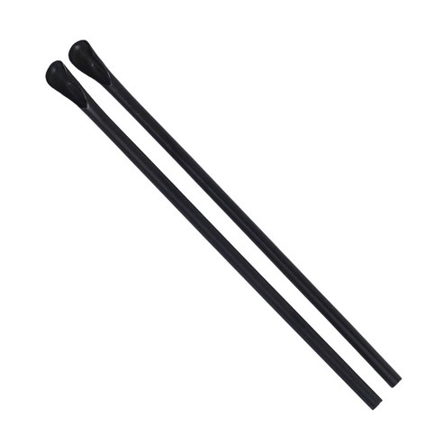 씨앤몰 6mm x 19.5cm 벌크포장 슬러쉬빨대 검정, 1개, 400개입