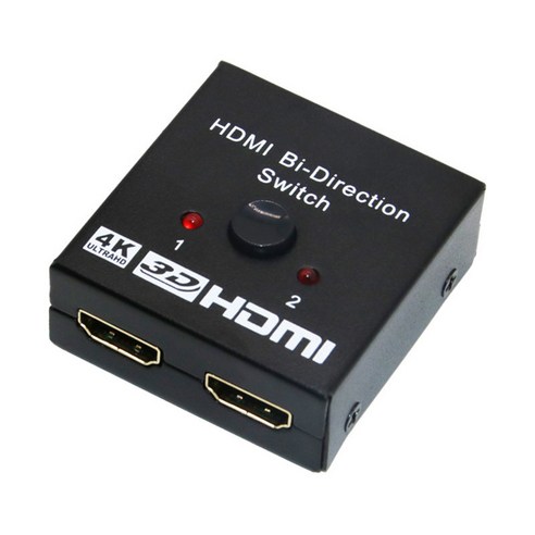 4K HDMI 양방향 스위치 선택기 2입력 1출력 / 1입력 2출력 HDMI 셀렉터, 1개