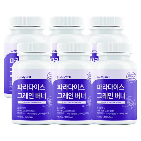 포마이웰 파라다이스 그레인 버너, 6세트, 120회분