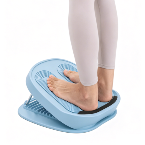 호밍사이 레그 릴렉서 풋 스트레칭 보드 종아리 스트레처 운동 기구, 블루