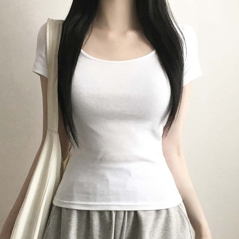 소장가치100% 코튼 데일리 기본 무지 반팔티셔츠 9color
