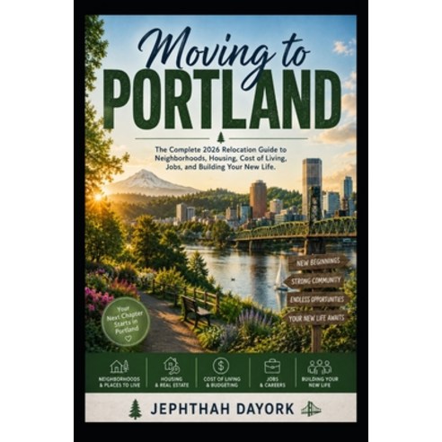 (영문도서)Moving to Portland: The Complete 2026 Relocation Guide to Neighborhoods Housing... Paperback, Independently Published, English, 9798181744585