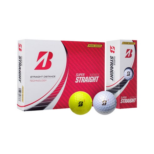 브리지스톤 슈퍼 스트레이트 테크놀로지 3피스 골프공 고반발 비거리 골프볼 이미지 4