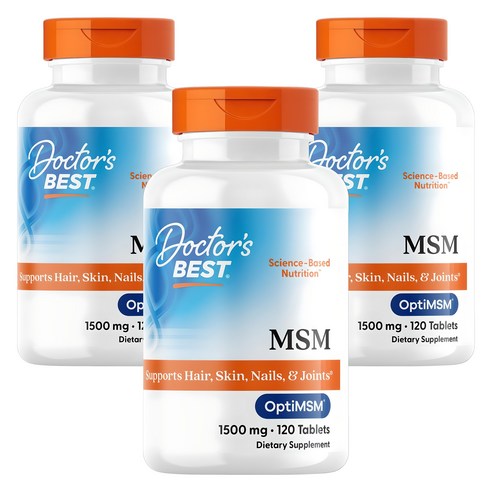닥터스베스트 MSM 1500mg 타블렛 120정, 3개 솔직 후기 | 실사용자 리뷰 분석 - 상품 이미지 1