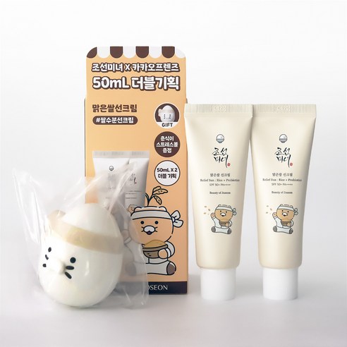 조선미녀 맑은쌀선크림 SPF50+ PA++++, 50ml, 2개