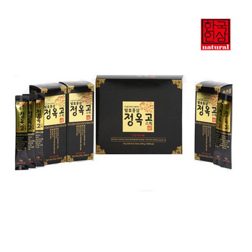 한국인삼 발효홍삼 정옥고 스틱 60개 10g
