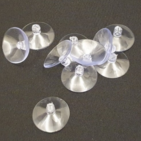 흡착판 큐방 30mm, 14개, 투명