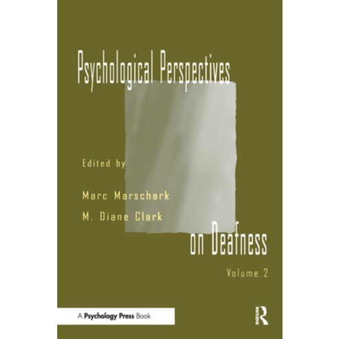 (영문도서)Psychological Perspectives on Deafness: Volume II Paperback, Psychology Press, English, 9780805827101