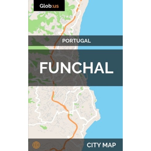 (영문도서)Funchal Portugal - City Map Paperback, English, 9781973243472, Independently Published