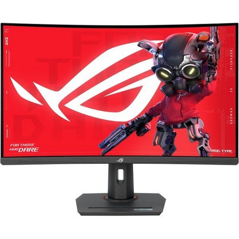 ASUS ROG Strix 32인치 1440P USB-C 커브드 HDR400 게이밍 모니터(XG32WCMS) - QHD(2560x1440) 280Hz 1ms Fast VA, 32" Fast VA Curved 280Hz QHD H