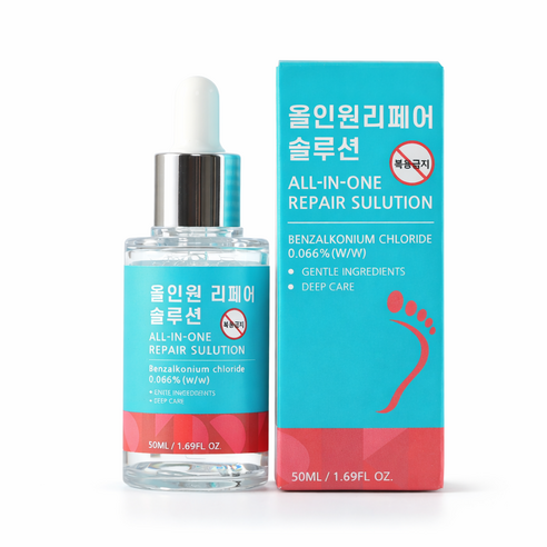 카리오스 문제성발톱 거품나는앰플 솔루션 문제성 발톱 손톱 의약외품 발톱 발톱 무좀 앰플, 1개, 50ml