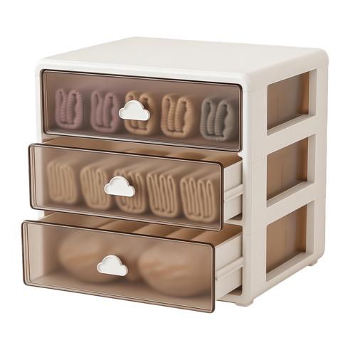 일체형 서랍식 수납함 속옷 양말 정리함