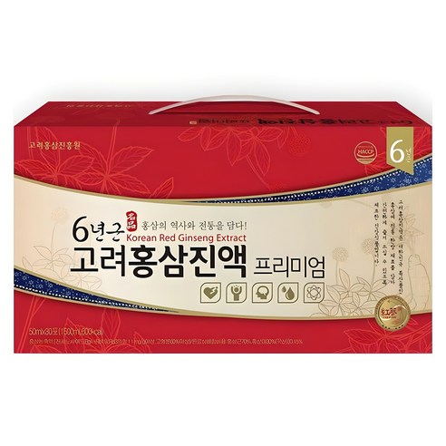 고려홍삼진흥원 6년근 고려홍삼진액 프리미엄 50ml, 30개 맛있게 먹은 솔직 후기 - 상품 이미지 1