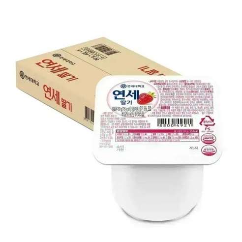 연세 요거트 딸기 80g 24개