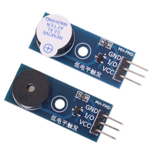 아두이노 C06 액티브 부저 모듈 (Active Piezo Buzzer Module) / 능동 피에조 스피커 모듈 0.1%의 ...