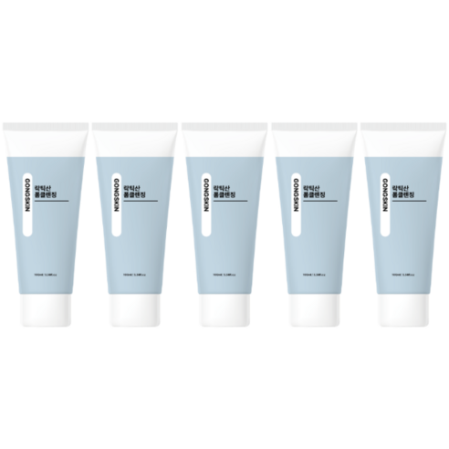 공스킨 락틱산 발효케어 폼클렌징, 5개, 100ml