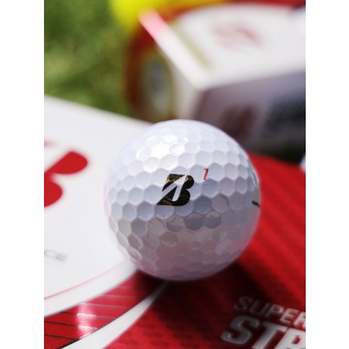 브리지스톤 슈퍼 스트레이트 테크놀로지 3피스 골프공 고반발 비거리 골프볼 이미지 2