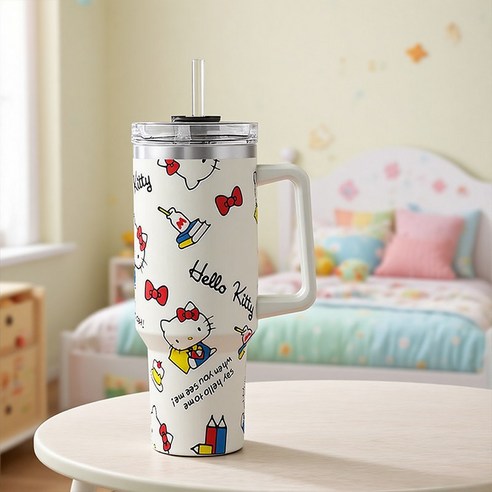 Tiger Pavilion 304 스테인리스 스틸 대용량 캐릭터 텀블러 솔직 후기 | 실사용자 리뷰 분석 - 상품 이미지 3