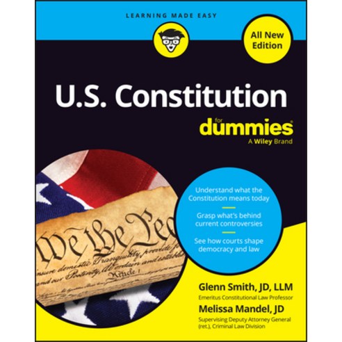 (영문도서)U.S. Constitution for Dummies All New Edition Paperback, English, 9781394391714