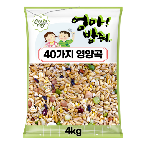 40곡 잡곡밥 혼합잡곡, 1개, 4kg